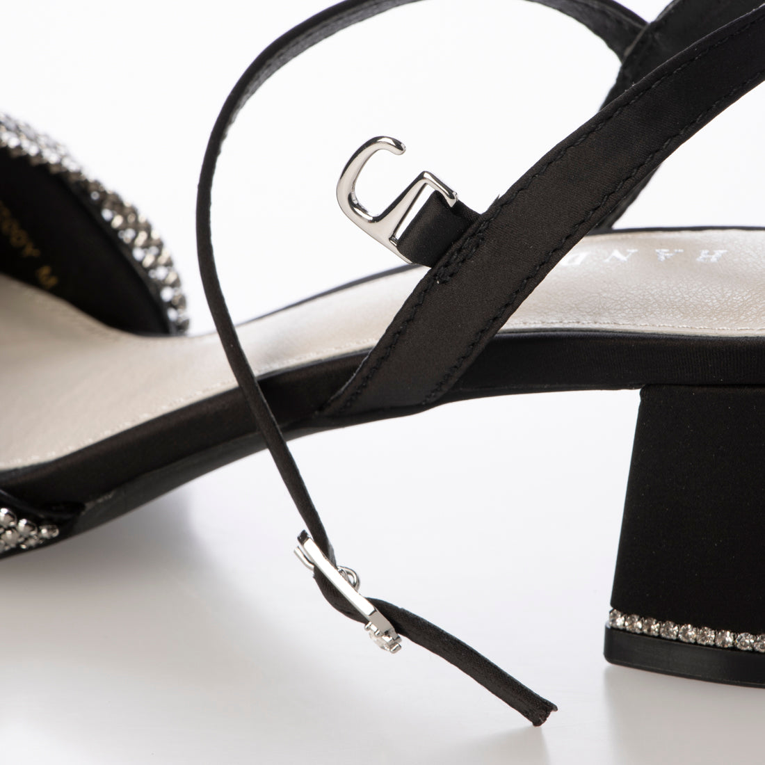 ランダ RANDA ビジューストラップサンダル （BLACK） BLACK