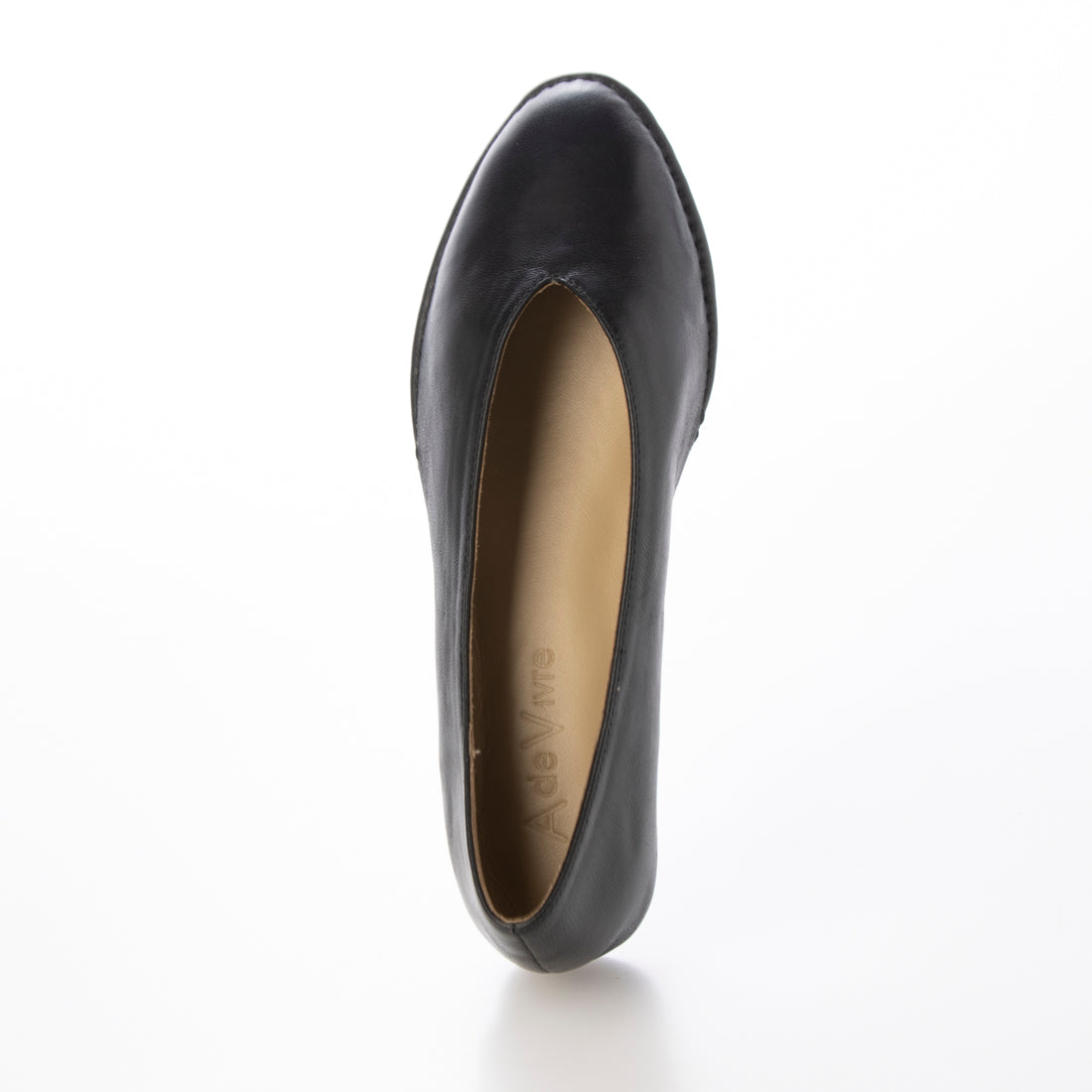 ランダ RANDA 【A de Vivre】【本革】ステッチソフトレザーパンプス （BLACK） BLACK