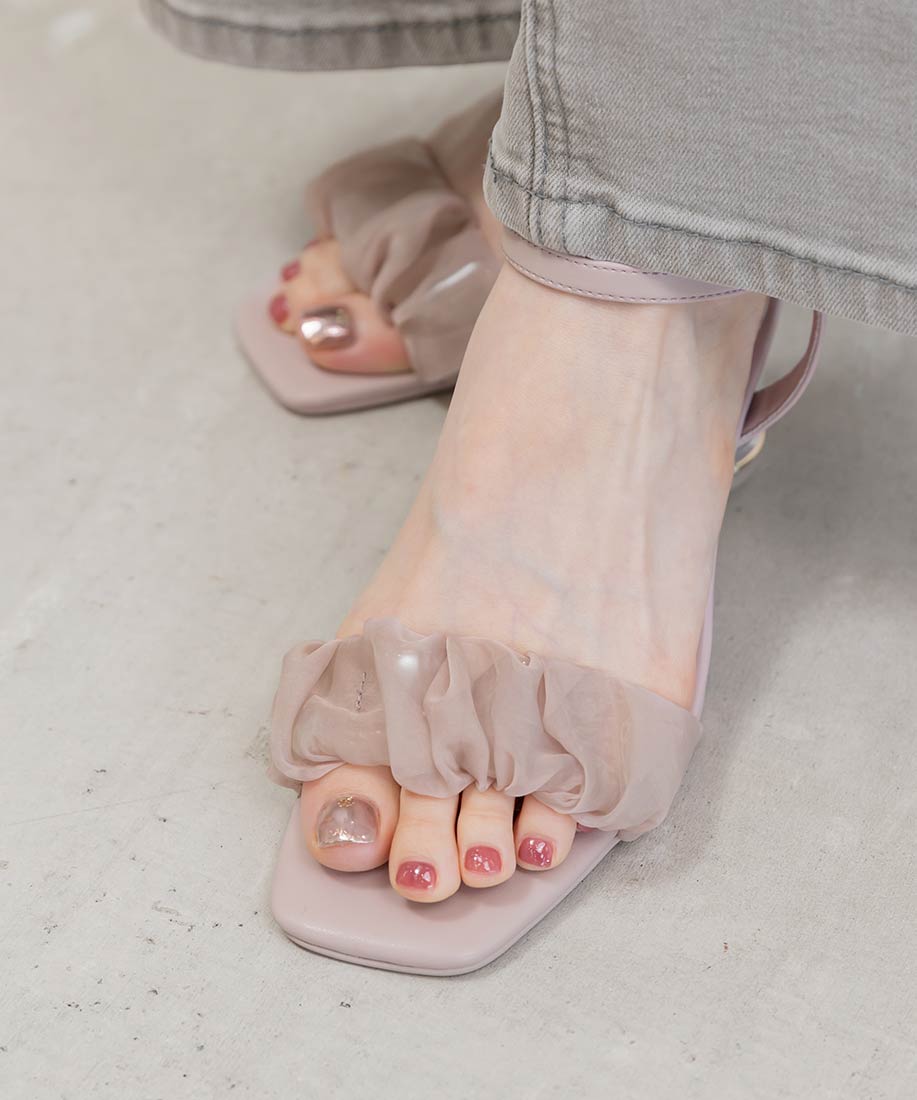 ランダ RANDA 【Cherry Collection】チェリーヒールストラップサンダル （PINK） PINK
