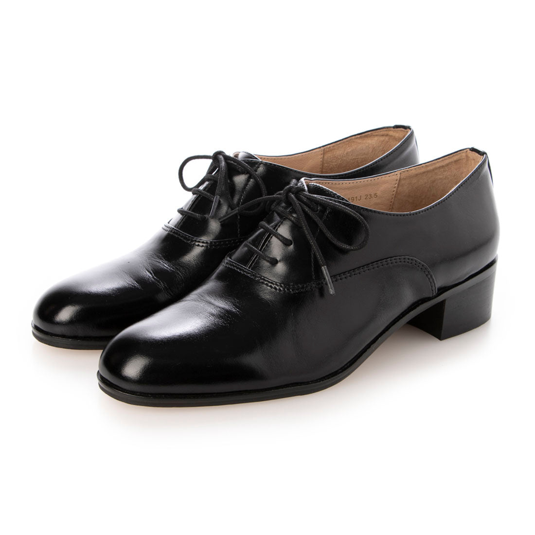 ランダ RANDA 【A de Vivre】【本革】レザーヒールアップシューズ（BLACK） BLACK