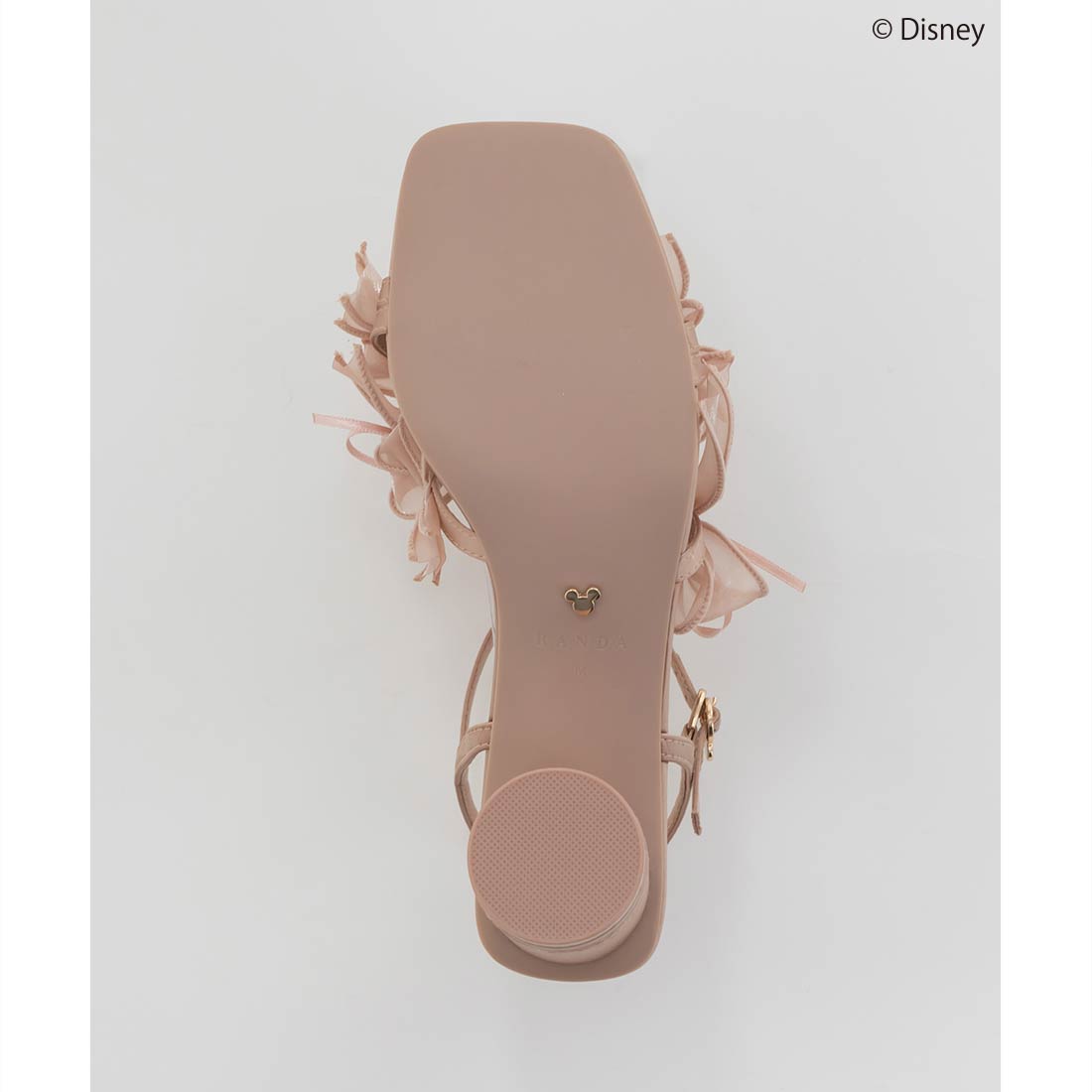 ランダ RANDA  【Mickey＆Minnie】/ランダムリボンサンダル （PINK） PINK