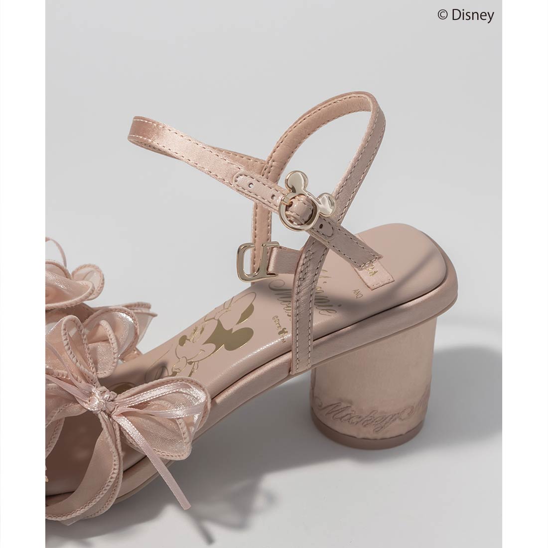 ランダ RANDA  【Mickey＆Minnie】/ランダムリボンサンダル （PINK） PINK
