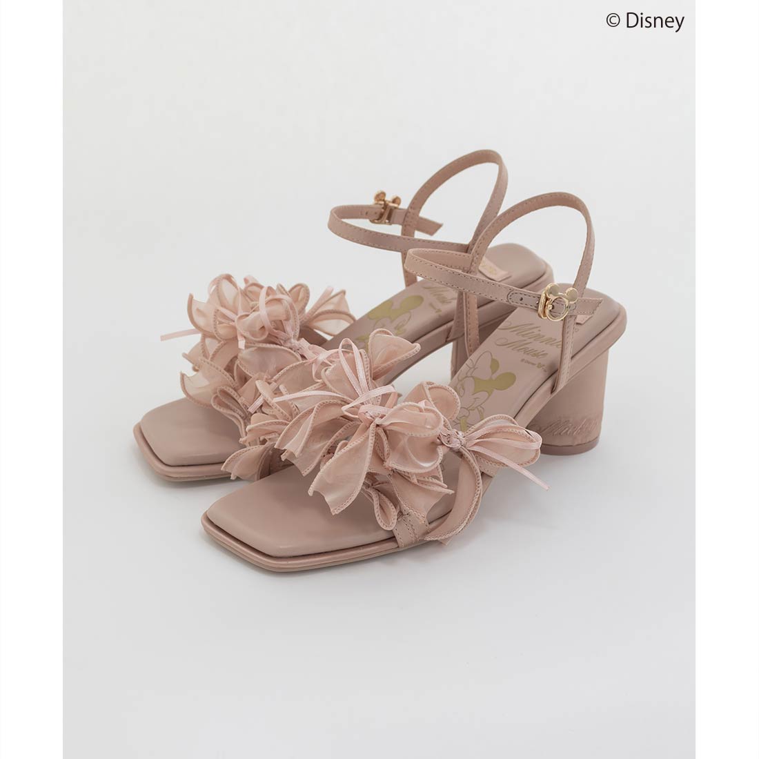 ランダ RANDA  【Mickey＆Minnie】/ランダムリボンサンダル （PINK） PINK