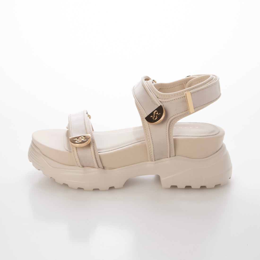 ランダ RANDA  モノグラムベルトスポーツサンダル （IVORY） IVORY