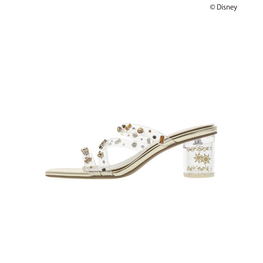 ランダ RANDA 【DISNEY/ディズニー “ラプンツェル”シリーズ】ランタンヒールサンダル （GOLD） GOLD