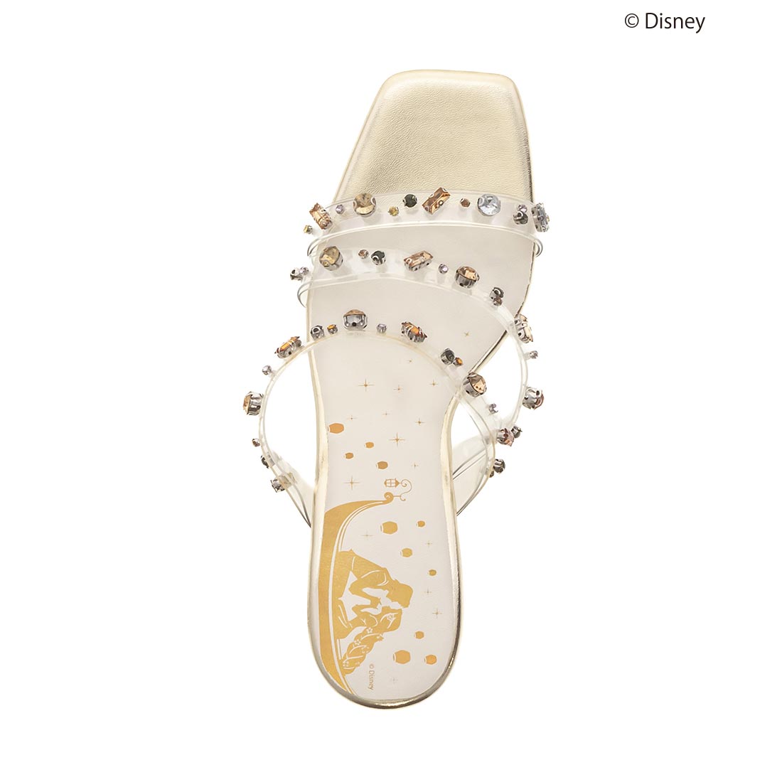 ランダ RANDA 【DISNEY/ディズニー “ラプンツェル”シリーズ】ランタンヒールサンダル （GOLD） GOLD