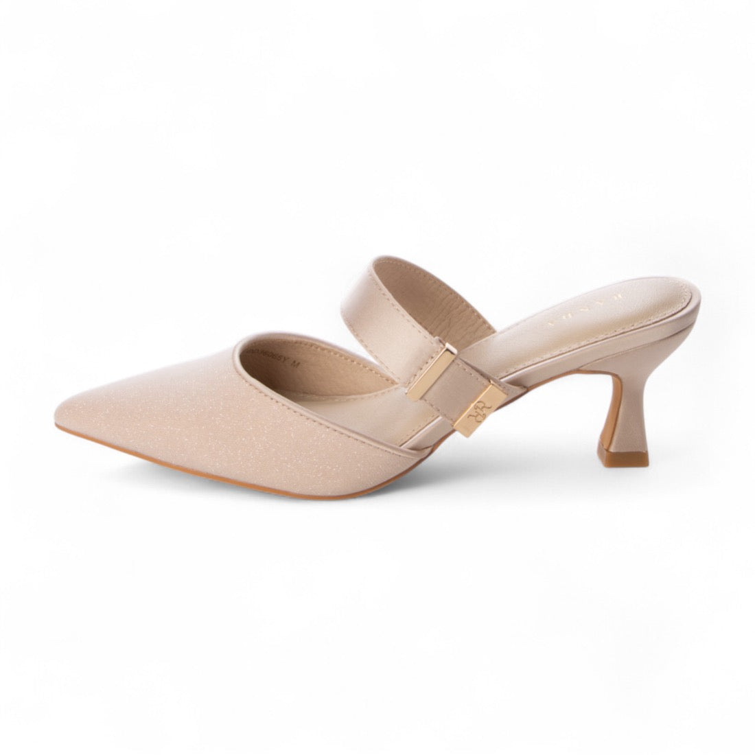 ランダ RANDAゴールドパーツミュールパンプス （PINK） PINK