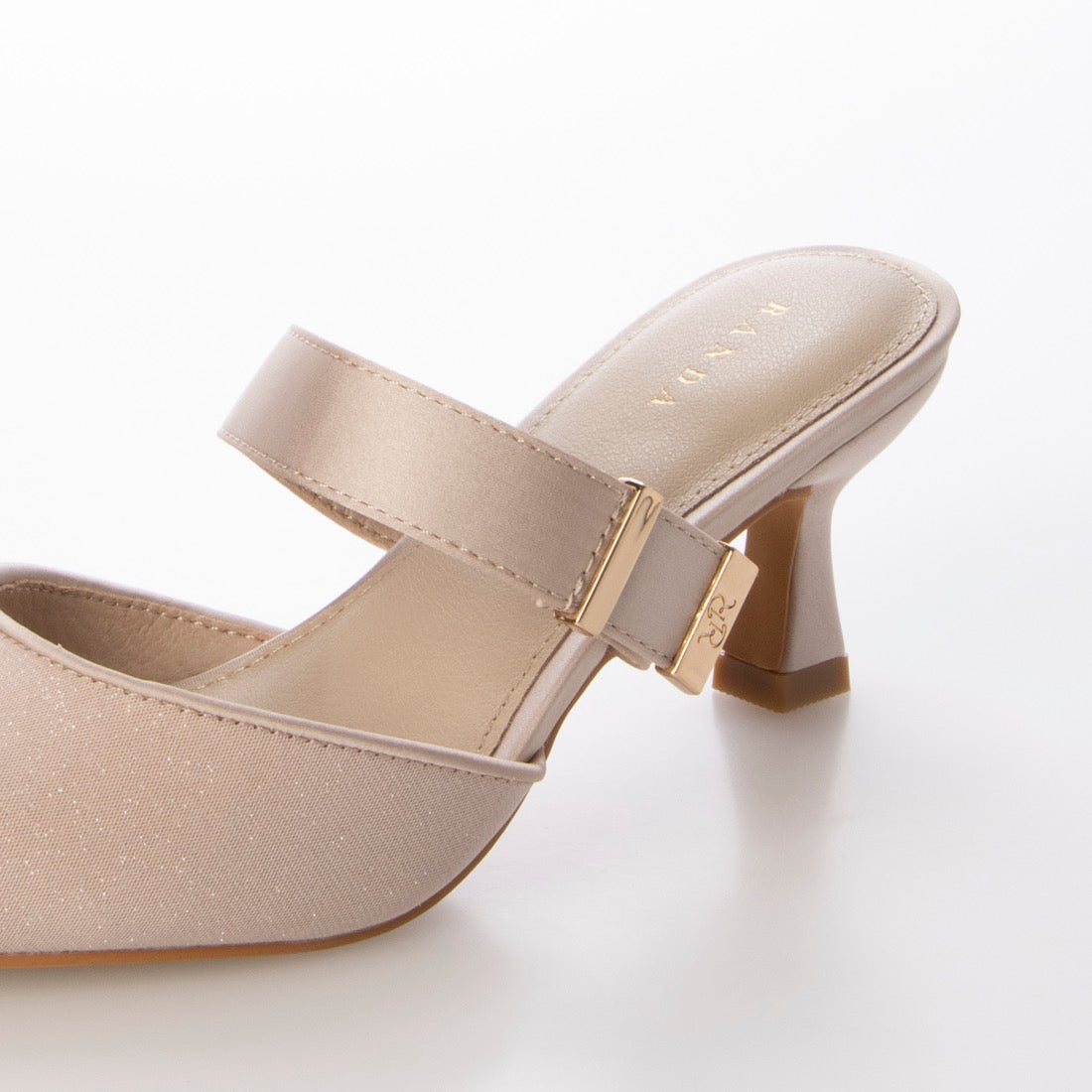 ランダ RANDAゴールドパーツミュールパンプス （PINK） PINK