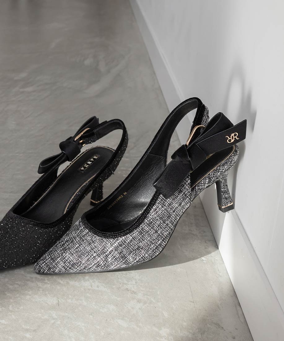 ランダ RANDA 2WAYクラシカルバックストラップパンプス （MIX） MIX