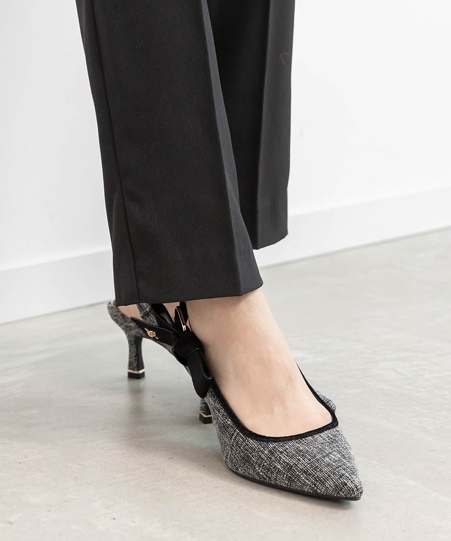 ランダ RANDA 2WAYクラシカルバックストラップパンプス （MIX） MIX