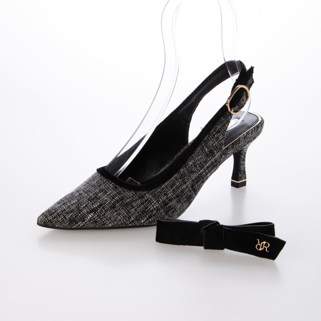 ランダ RANDA 2WAYクラシカルバックストラップパンプス （MIX） MIX