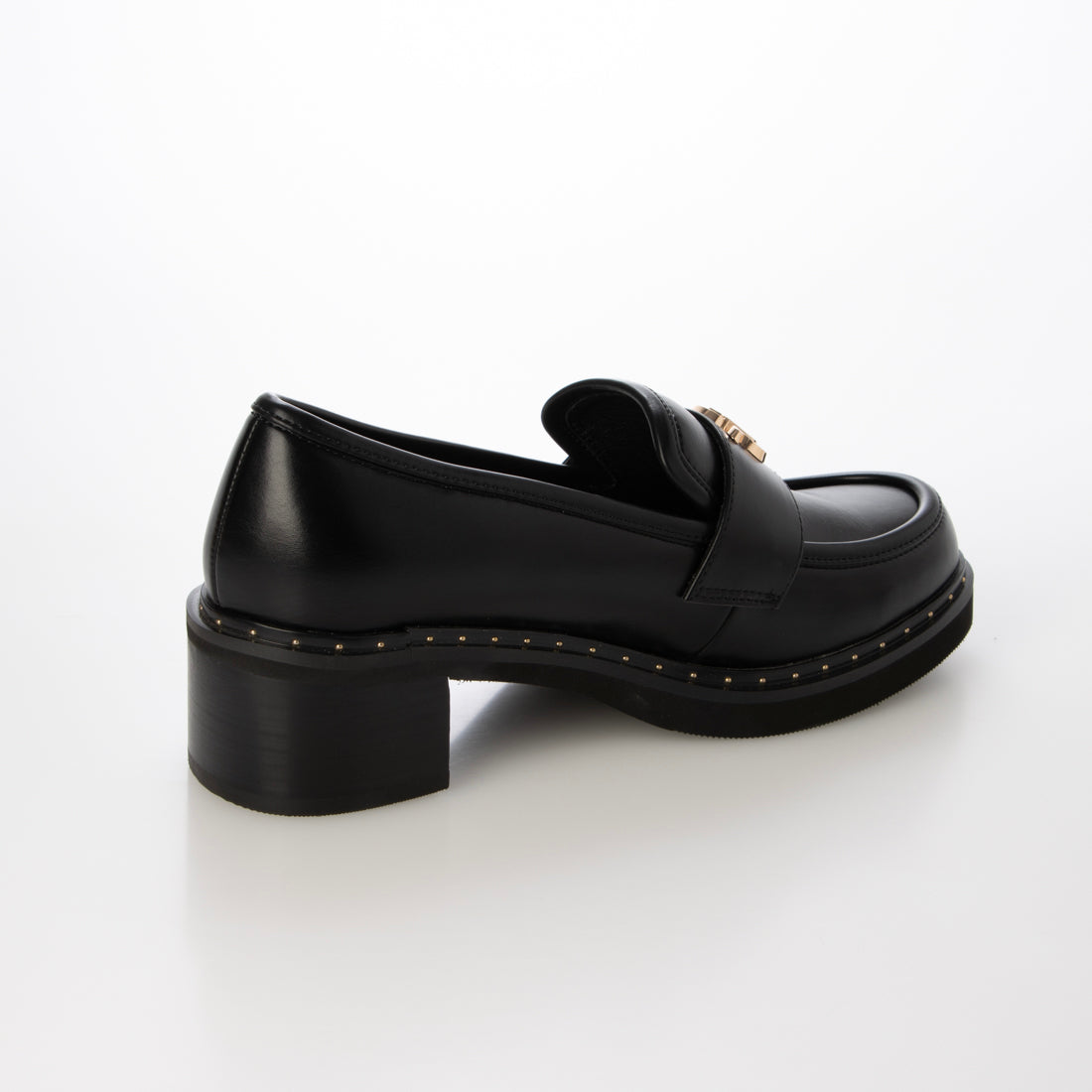 ランダ RANDA モノグラムスタッズボリュームローファー （BLACK） BLACK