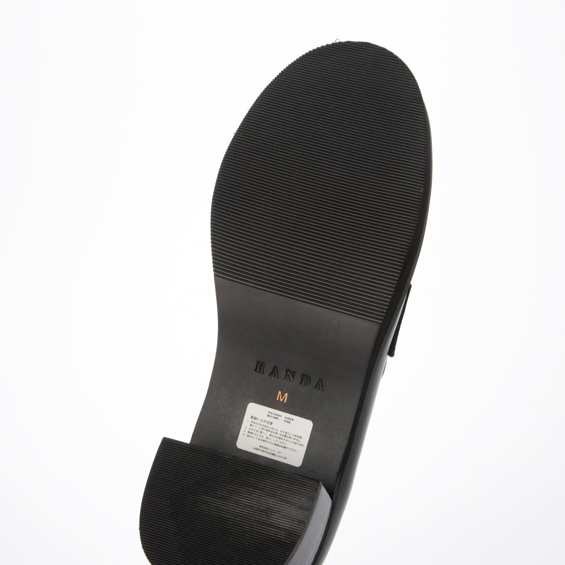 ランダ RANDA モノグラムスタッズボリュームローファー （BLACK） BLACK