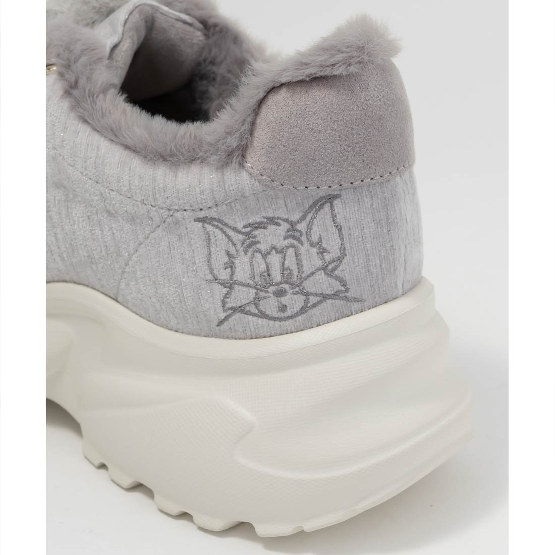 ランダ RANDA 【TOM and JERRY】ファーデザインスニーカー （GRAY） GRAY
