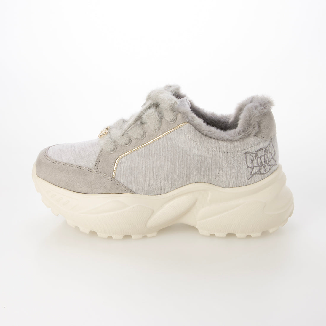 ランダ RANDA 【TOM and JERRY】ファーデザインスニーカー （GRAY） GRAY