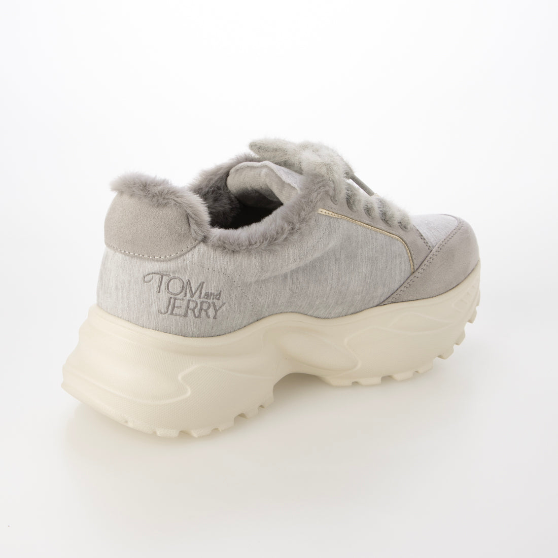 ランダ RANDA 【TOM and JERRY】ファーデザインスニーカー （GRAY） GRAY