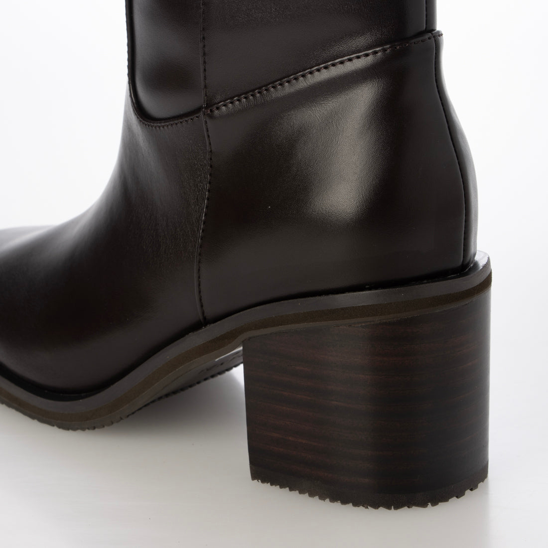 ランダ RANDA 晴雨兼用 モノグラムゴールドパーツロングブーツ （D.BROWN） D.BROWN