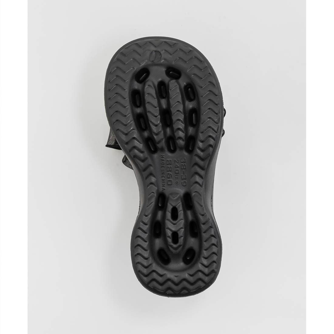 ランダ RANDA 2WAY シアーリボンボリュームソールトングサンダル （BLACK） BLACK