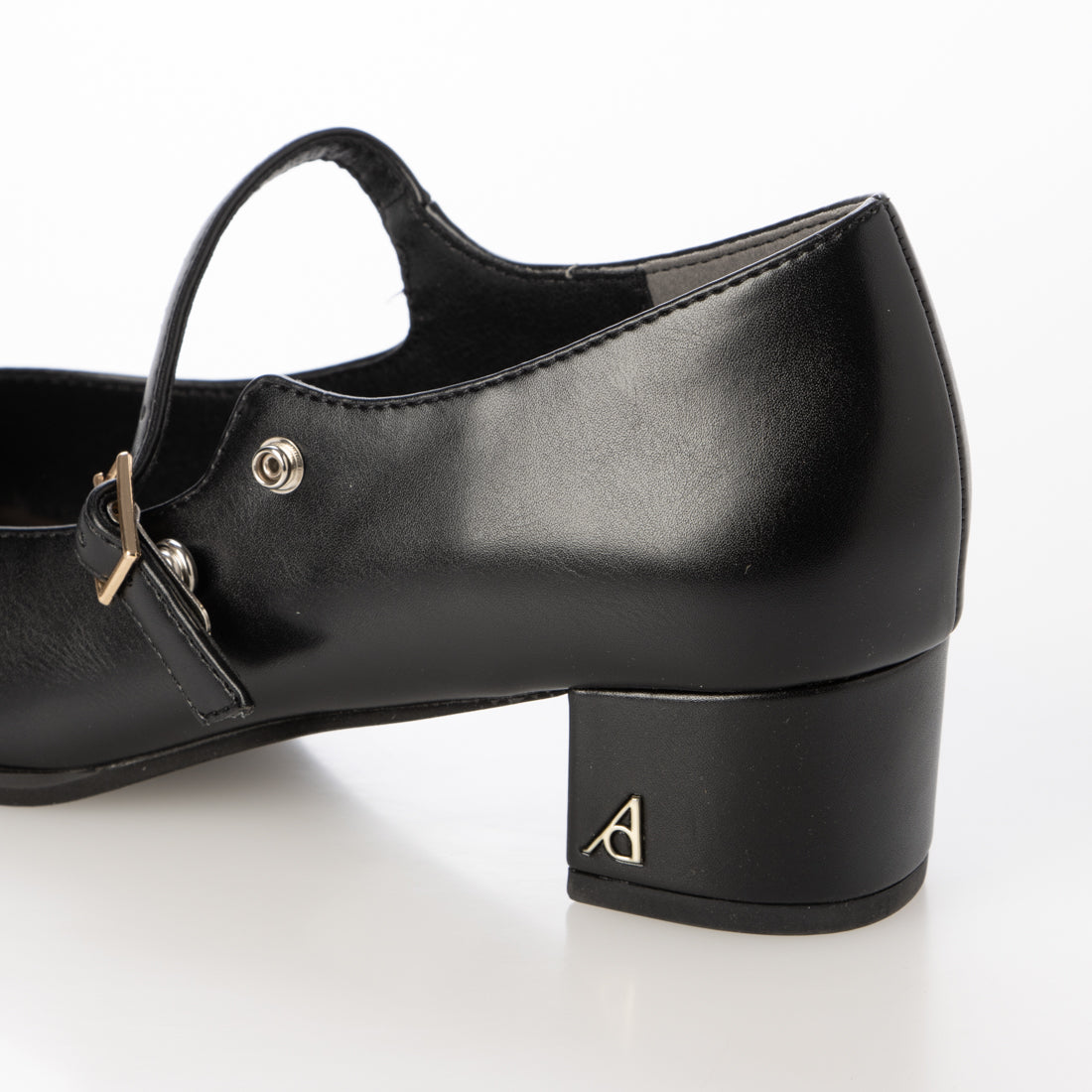 ランダ RANDA 【A de Vivre】サステナブル 晴雨兼用 Vカットメリージェーンパンプス （BLACK） BLACK