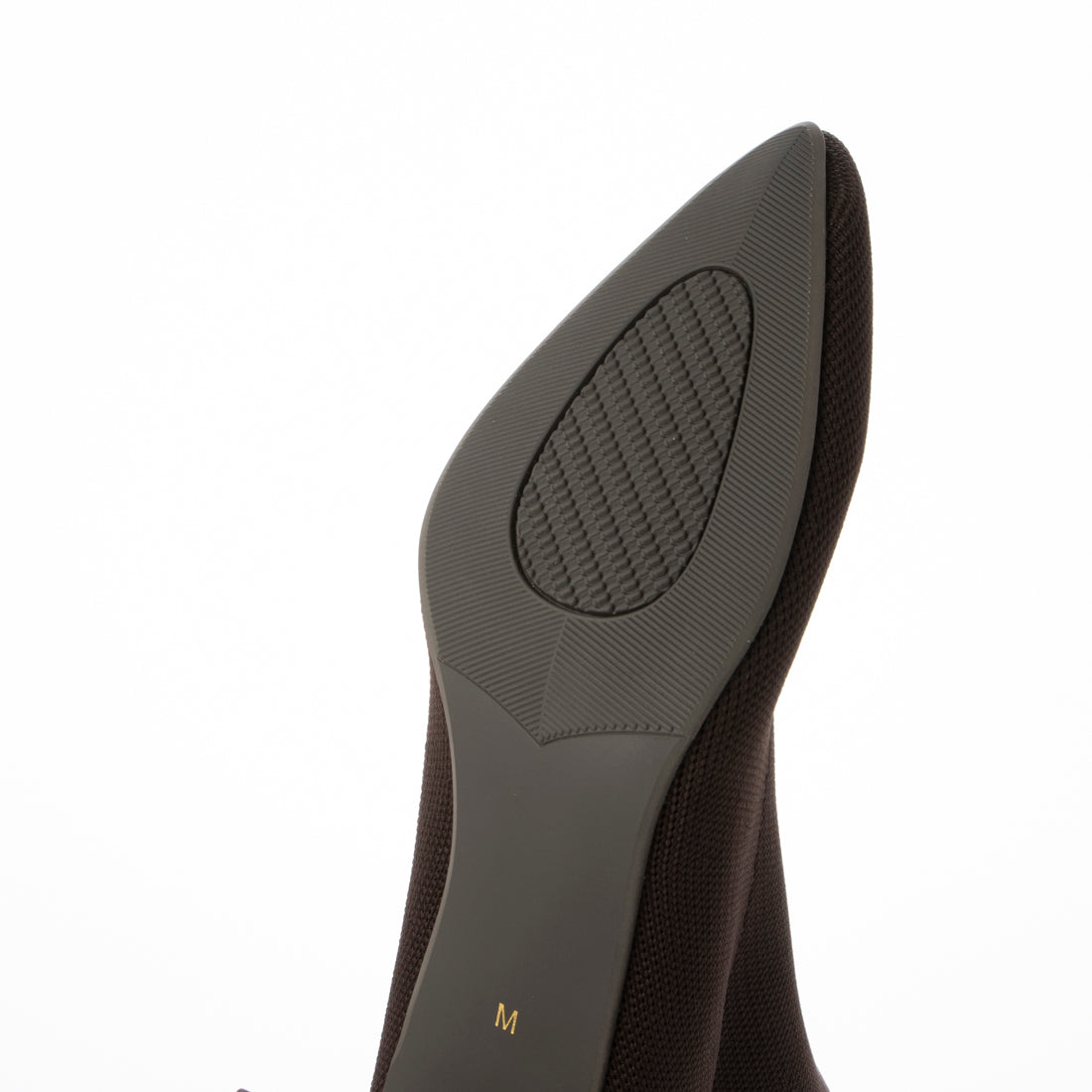 ランダ RANDA ストレッチ プレートヒールソックスブーツ （D.BROWN） D.BROWN