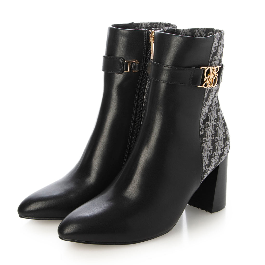 RANDA 2WAY Monogram Design Short Boots