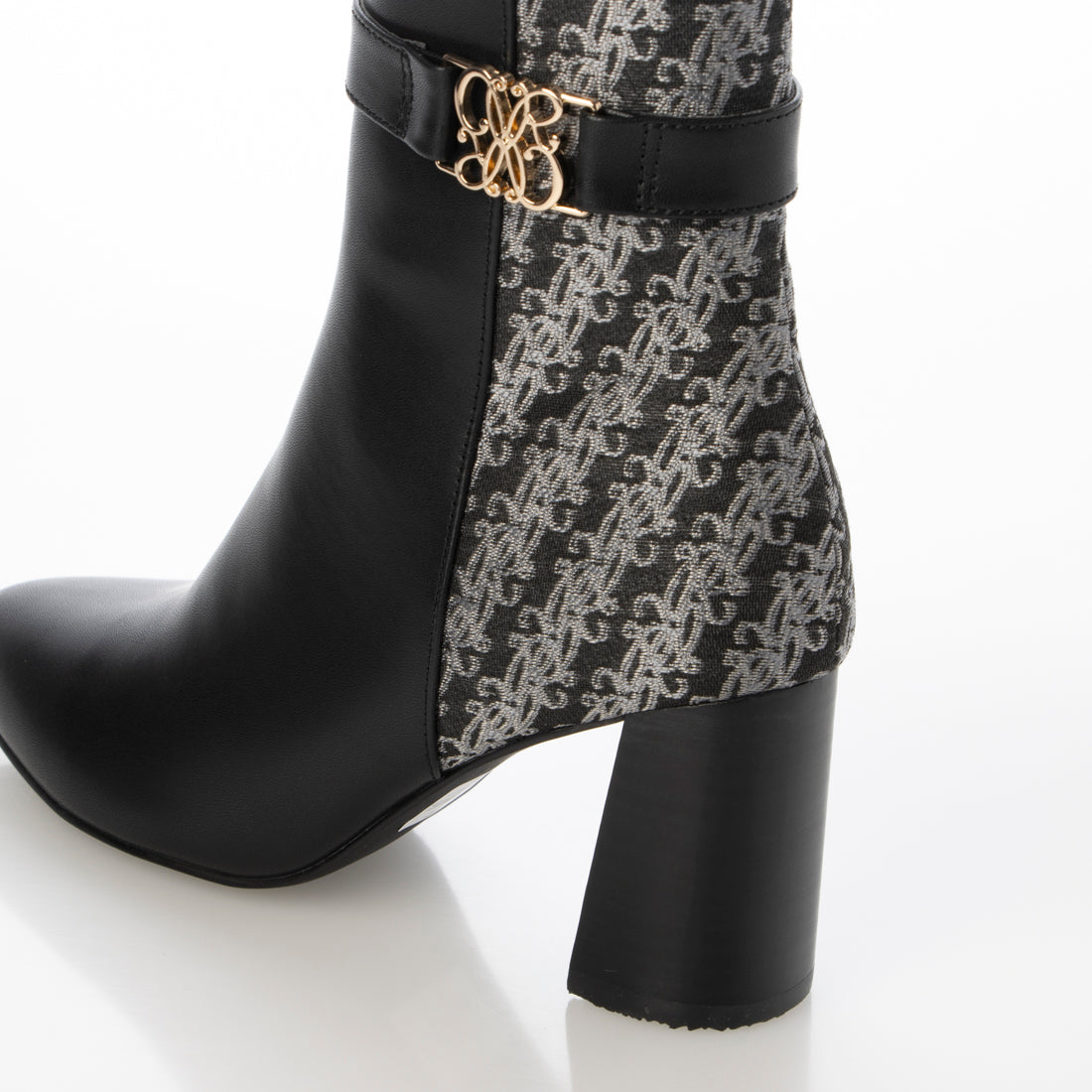 RANDA 2WAY Monogram Design Short Boots