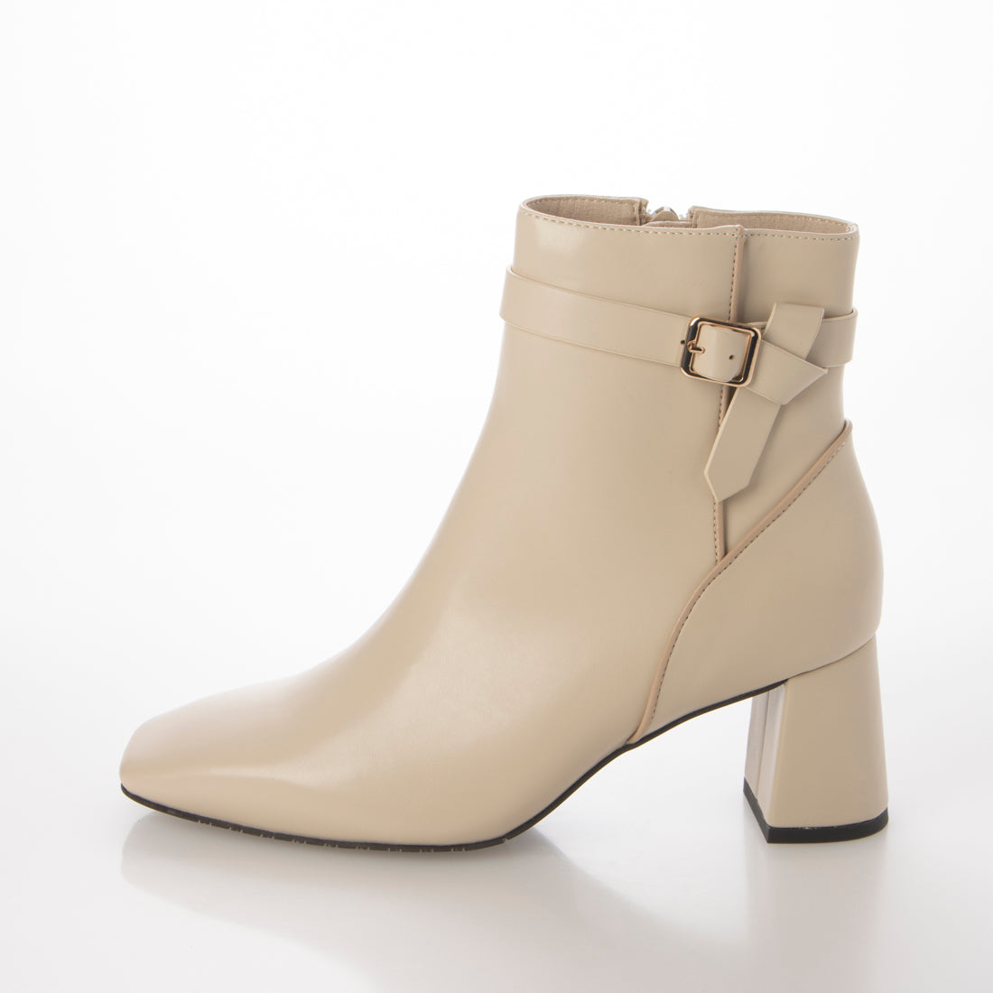 ランダ RANDA 3WAY パイピングデザインショートブーツ （IVORY） IVORY