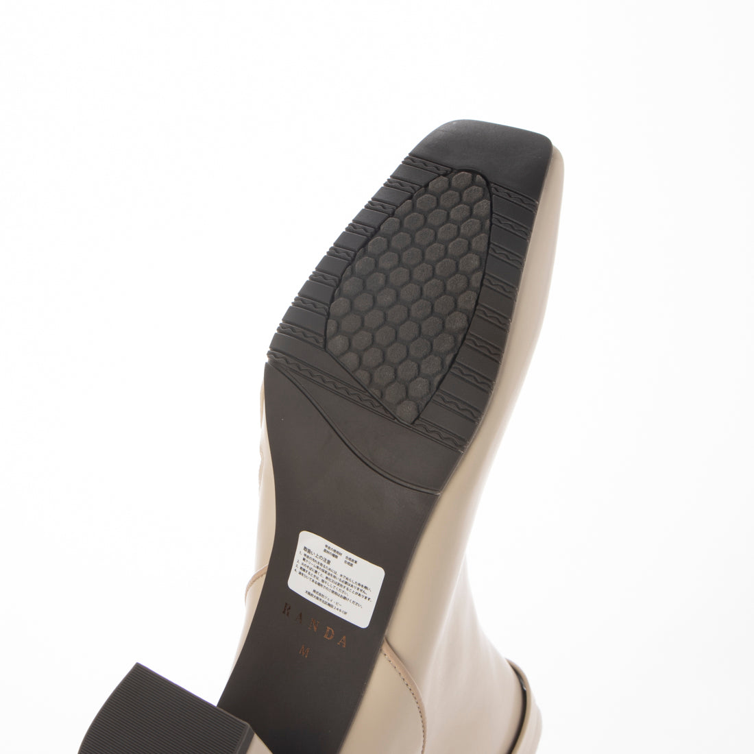 ランダ RANDA 3WAY パイピングデザインショートブーツ （IVORY） IVORY