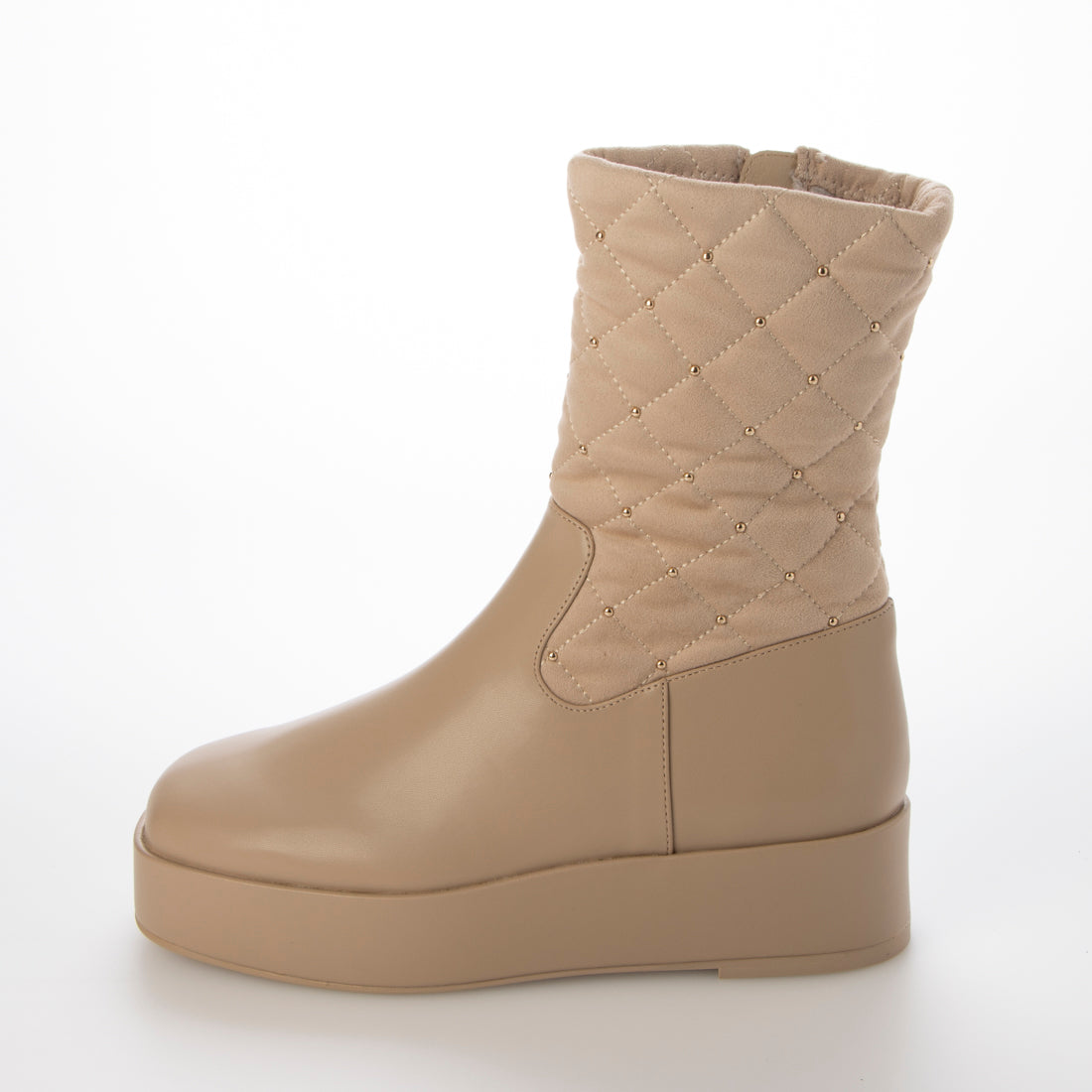 ランダ RANDA 晴雨兼用 キルティングボリュームソールブーツ