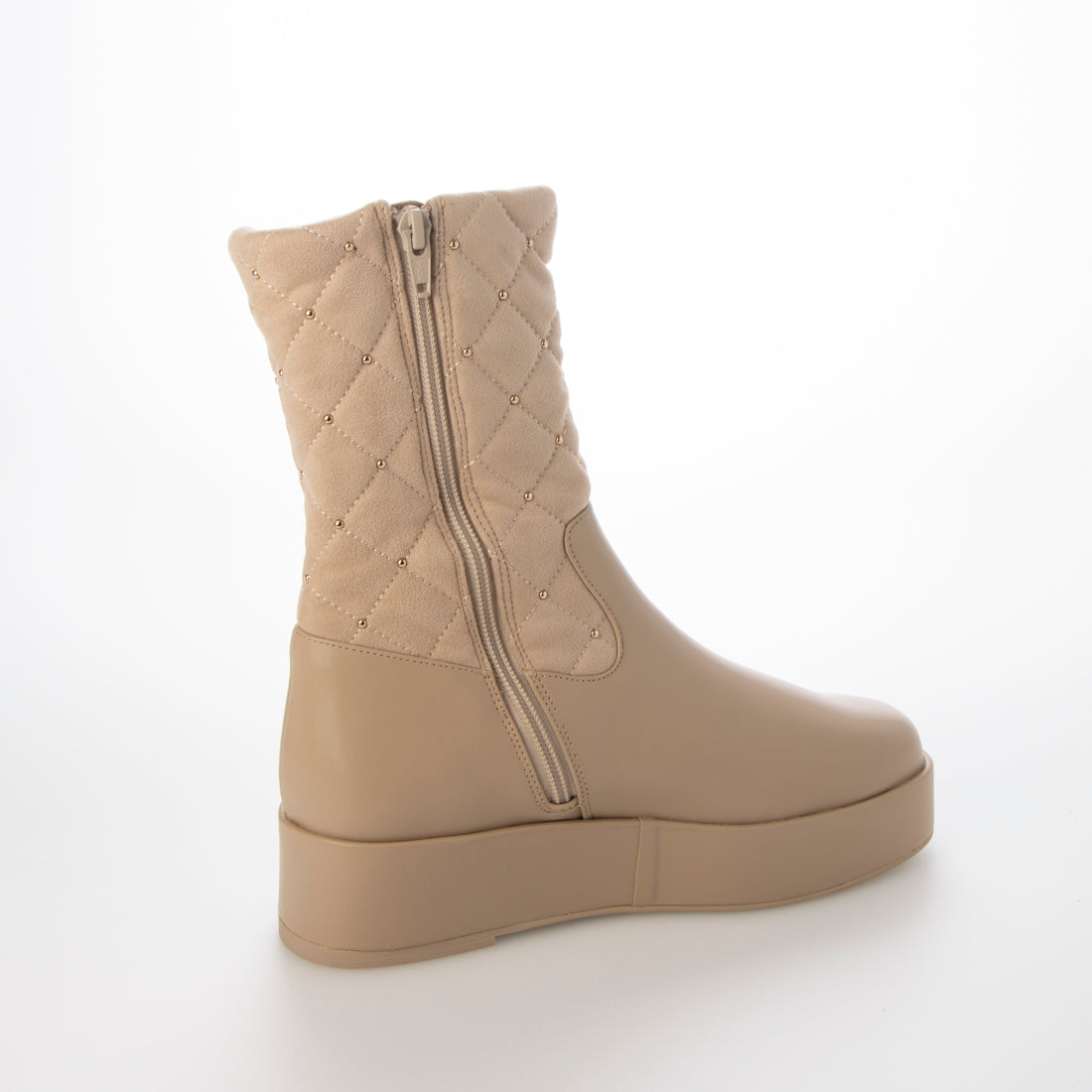 ランダ RANDA 晴雨兼用 キルティングボリュームソールブーツ