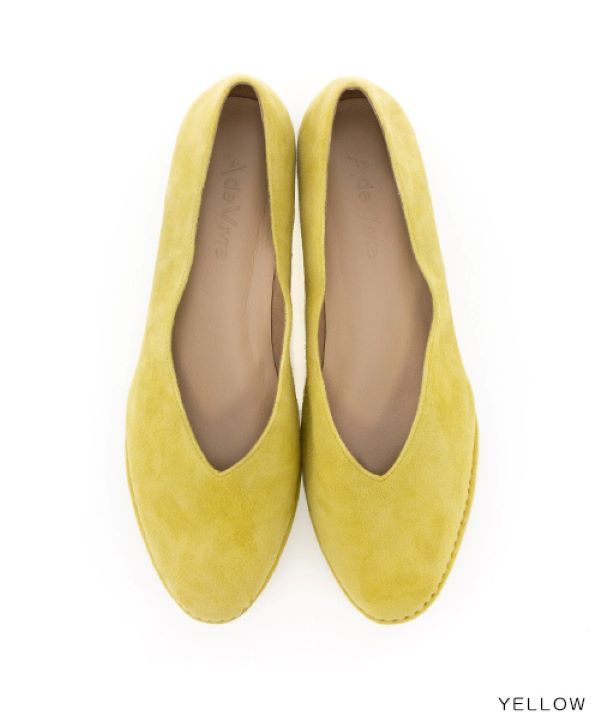 ランダ RANDA 【A de Vivre】【本革】ステッチソフトレザーパンプス（YELLOW） YELLOW