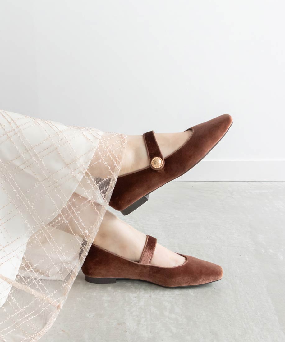 ランダ RANDA 3E ゴールドパーツメリージェーン （BROWN） BROWN