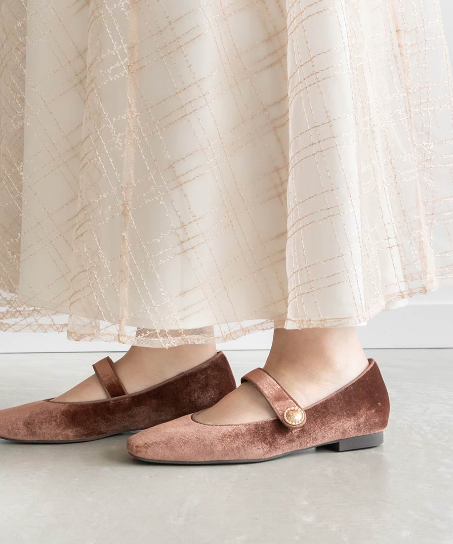 ランダ RANDA 3E ゴールドパーツメリージェーン （BROWN） BROWN