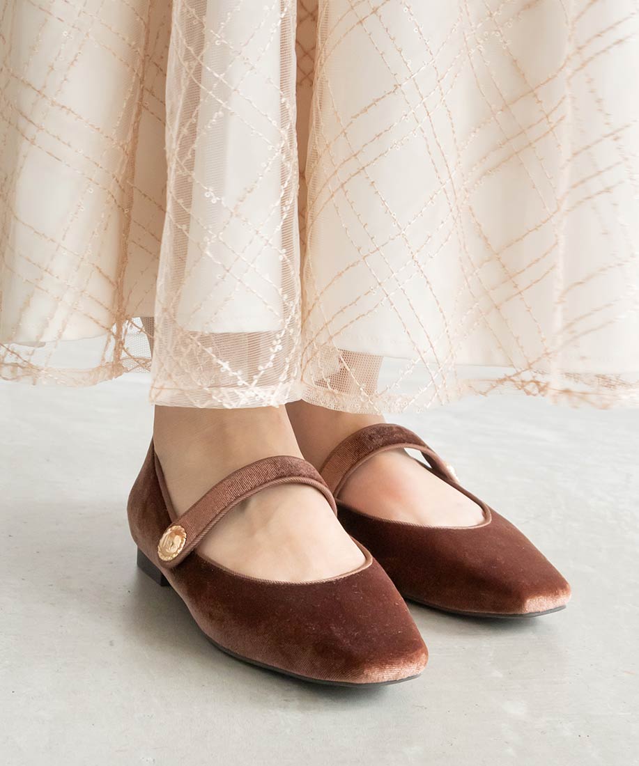 ランダ RANDA 3E ゴールドパーツメリージェーン （BROWN） BROWN
