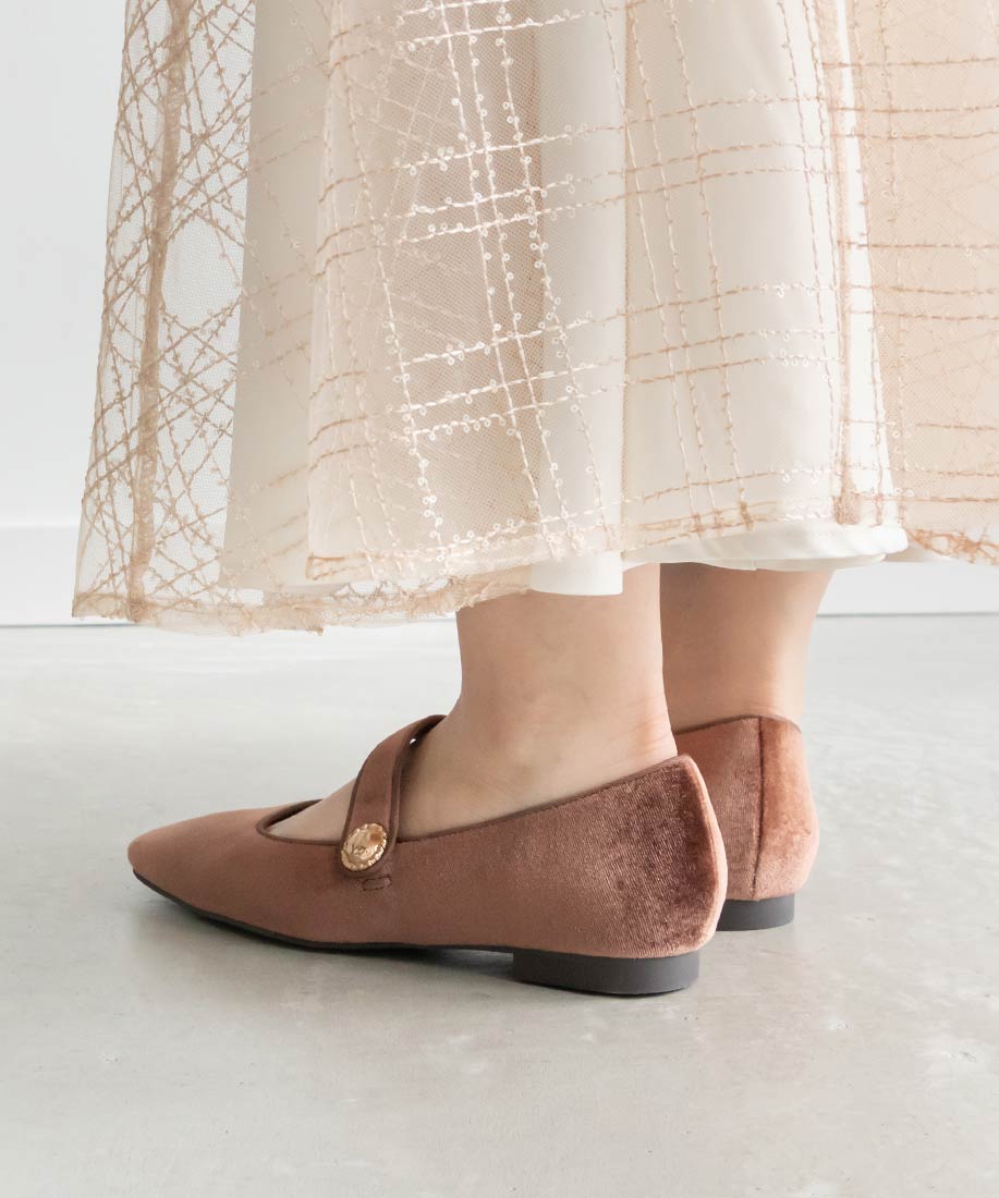 ランダ RANDA 3E ゴールドパーツメリージェーン （BROWN） BROWN