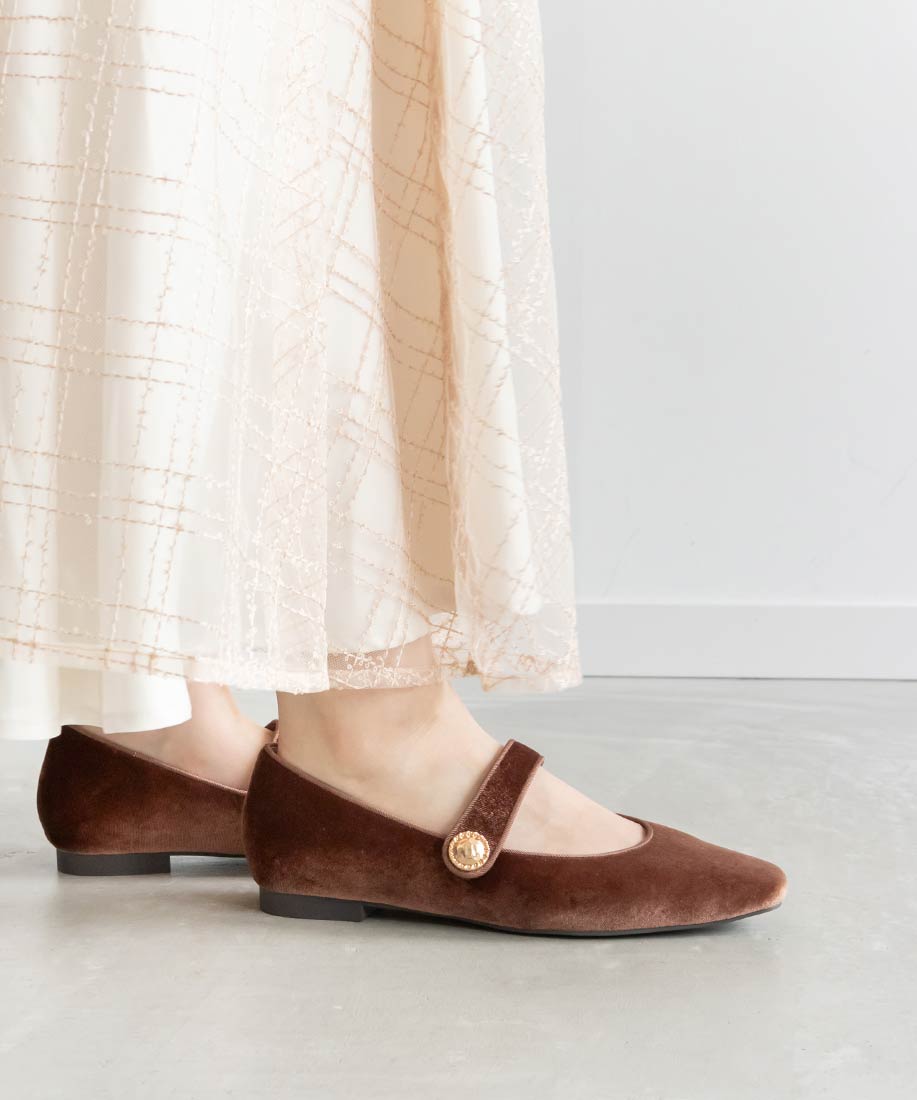 ランダ RANDA 3E ゴールドパーツメリージェーン （BROWN） BROWN