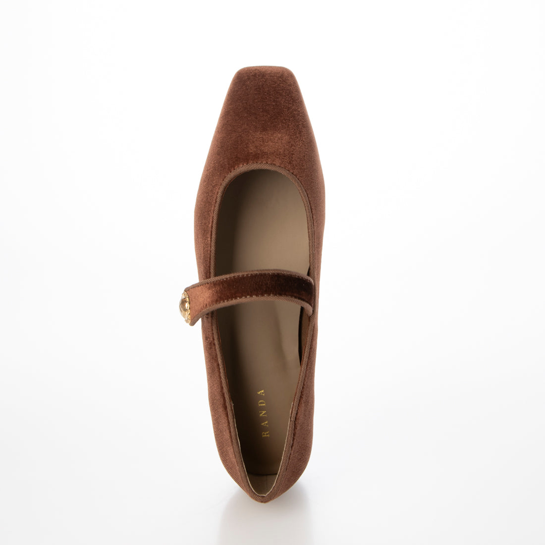 ランダ RANDA 3E ゴールドパーツメリージェーン （BROWN） BROWN