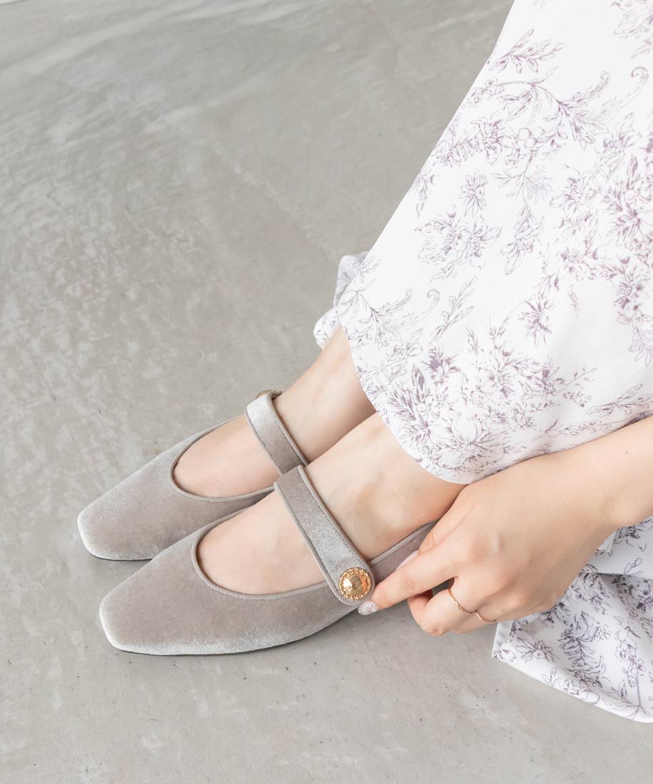 ランダ RANDA 3E ゴールドパーツメリージェーン （GRAY） GRAY