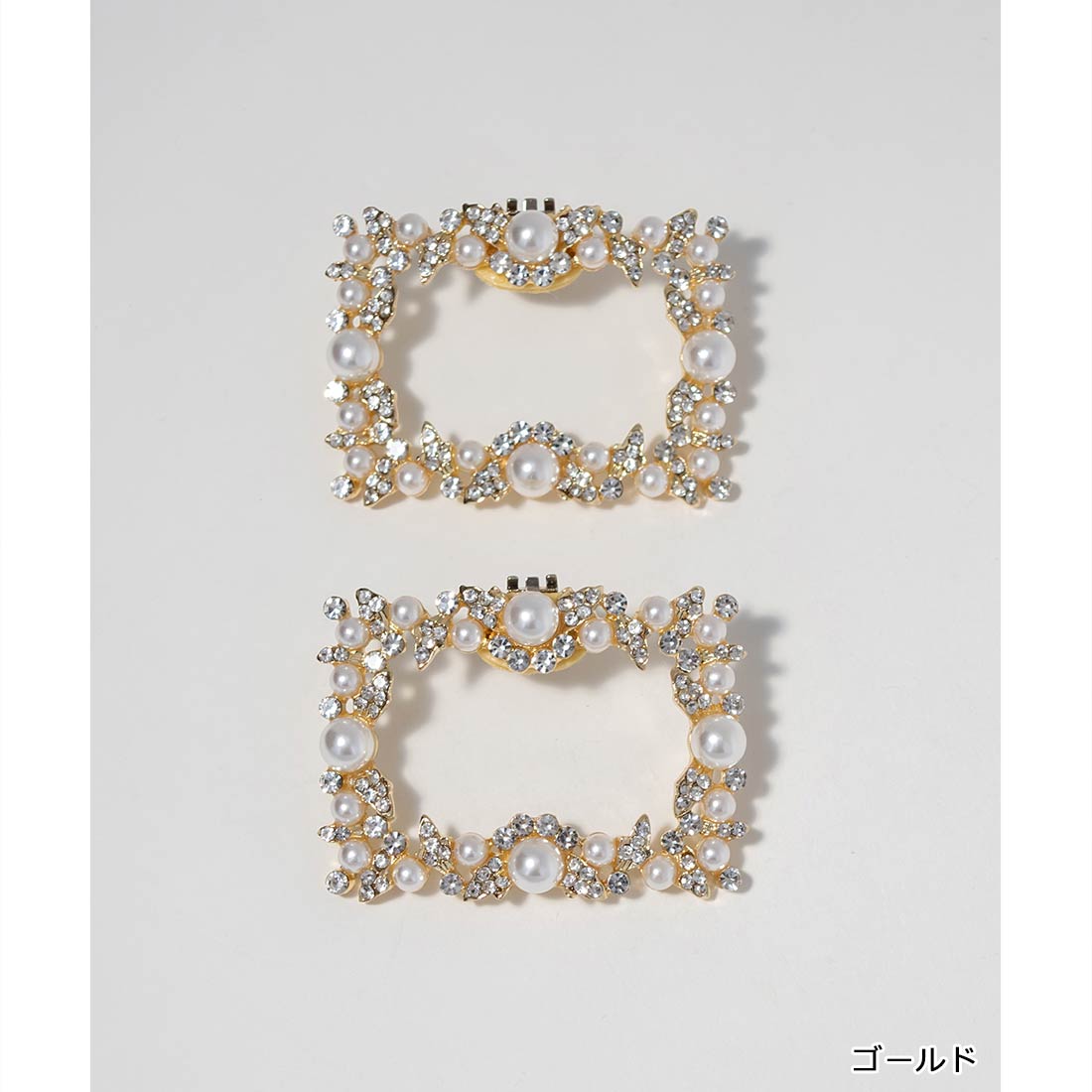 ランダ RANDA パールビジューシューズクリップ （GOLD） GOLD