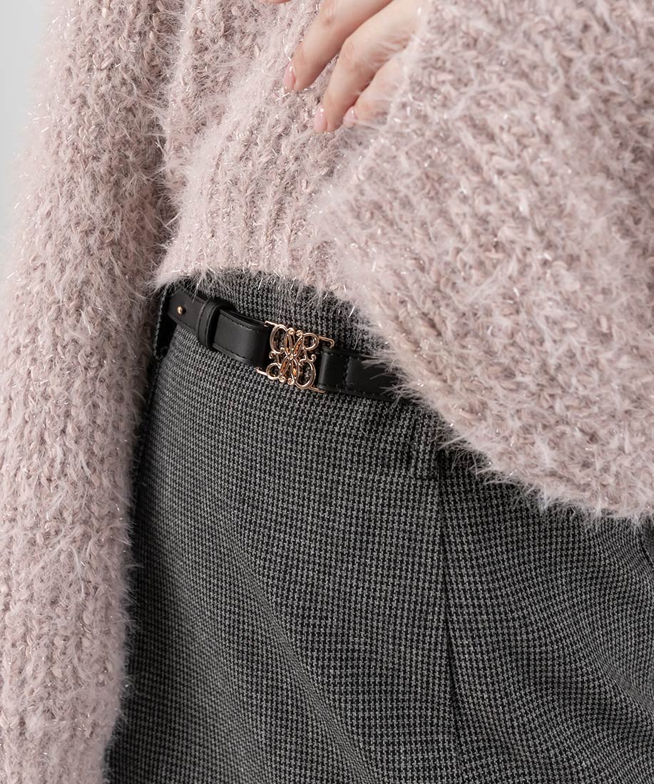 ランダ RANDA ベルト付きハイウエストマーメイドスカート （MIX） MIX