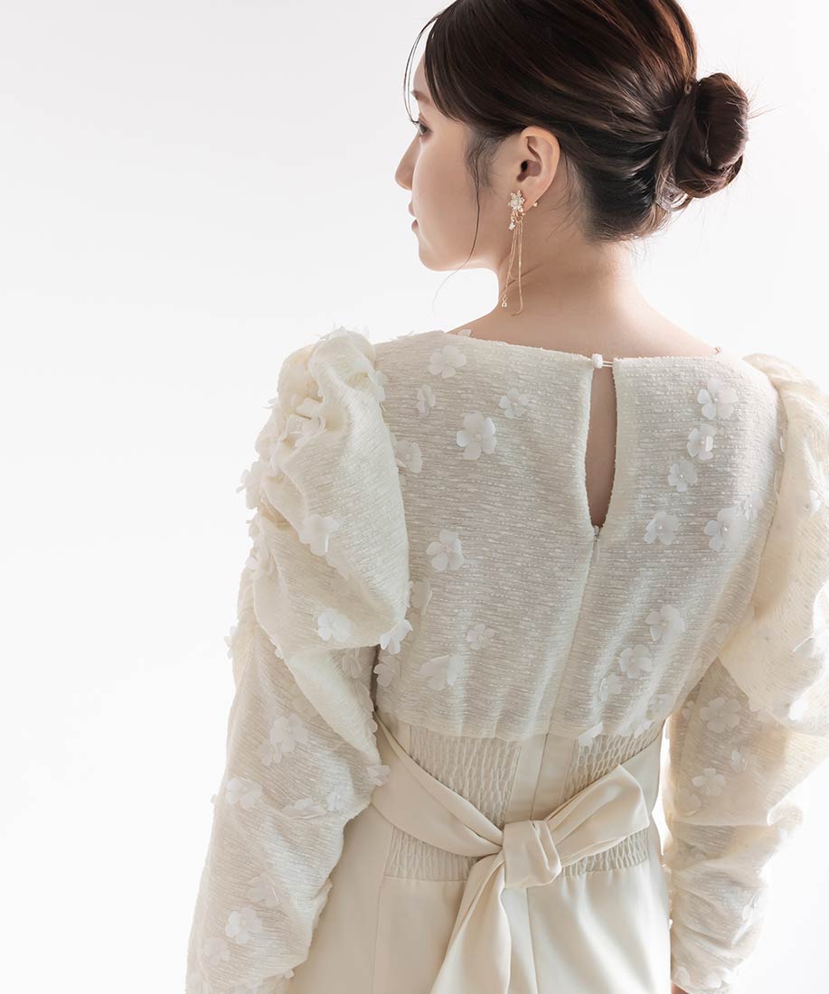 ランダ RANDA フラワーマーメイドワンピース （CREAM） CREAM