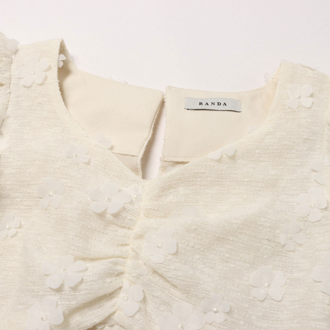 ランダ RANDA フラワーマーメイドワンピース （CREAM） CREAM