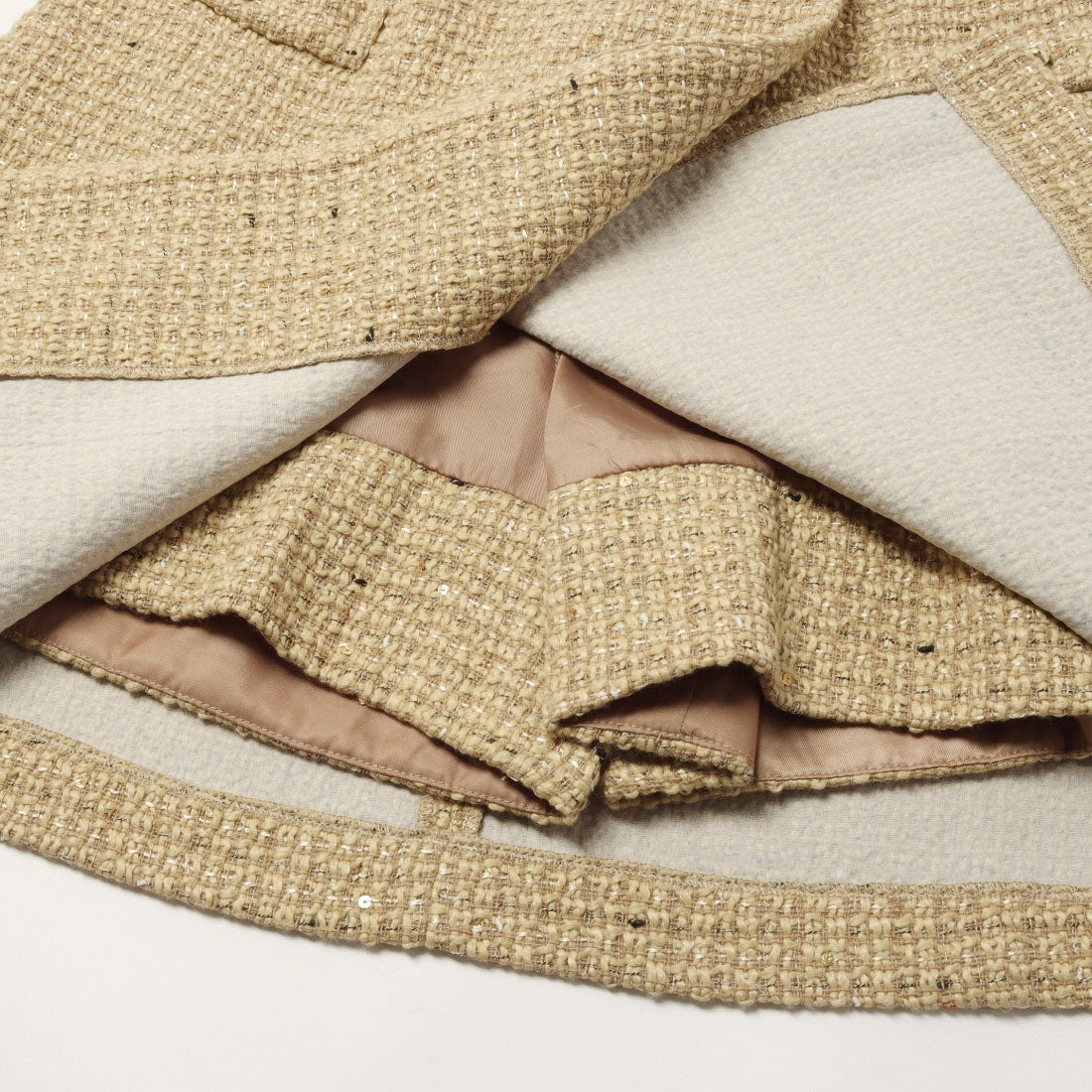 ランダ RANDA ラップデザインミニスカート （CHECK） CHECK