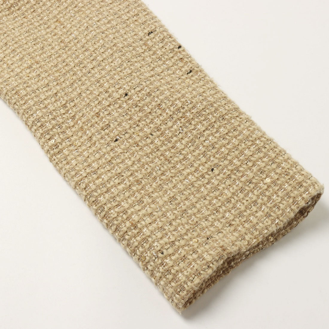 ランダ RANDA ノーカラークロップドジャケット （BEIGE） BEIGE