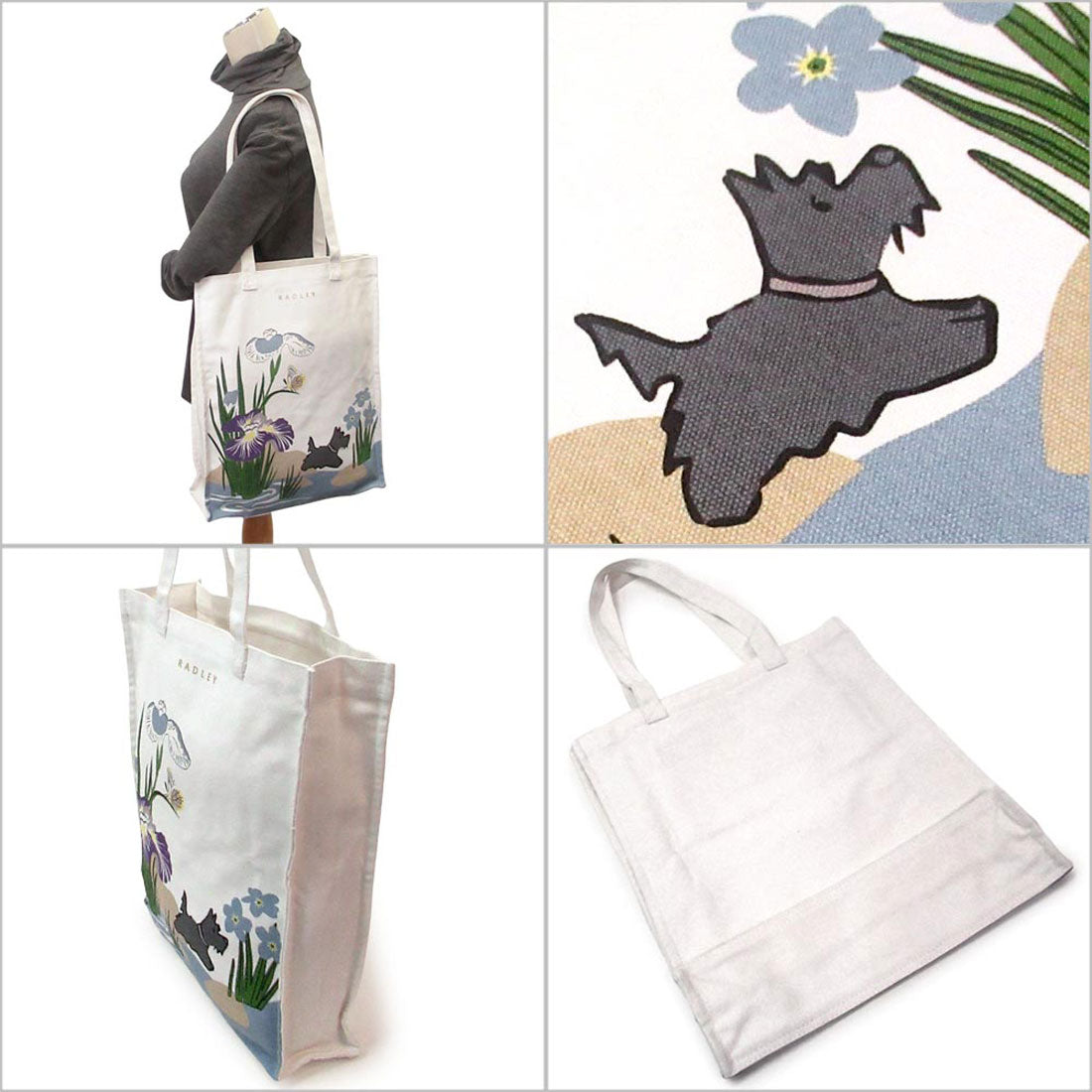 ラドリー ロンドン RADLEY LONDON RADLEY LONDON ラドリーロンドン バッグ RHS コラボ ミディアム オープン トップ キャンバス トートバッグ 110635 NATURAL （ナチュナル） ナチュナル
