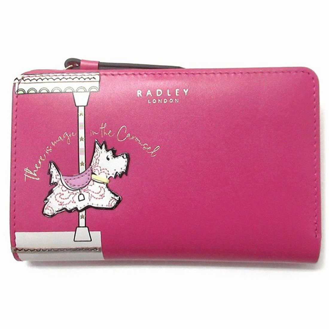 ラドリー ロンドン RADLEY LONDON RADLEY LONDON ラドリーロンドン サイフ スコティッシュテリア マジックカルーセル ミディアム 二つ折り財布 S1317673 BRIGHT PINK （ピンク） ピンク