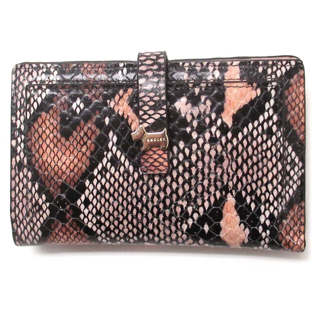 ラドリー ロンドン RADLEY LONDON RADLEY LONDON ラドリーロンドン サイフ スネーク柄 パイソン柄 パイソン ピンク ミディアム 二つ折り財布 S7961688 （ピンク） ピンク