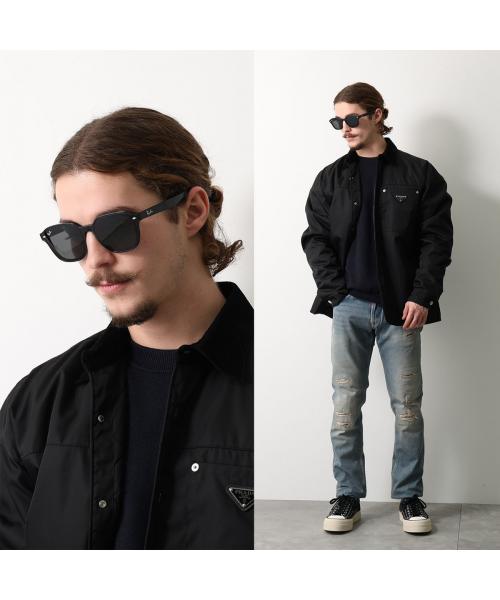 レイバン Ray-Ban Ray-Ban サングラス RB4458D スクエア型 セルフレーム （601/87/BLACK/DARK-GREY） 601/87/BLACK/DARK-GREY