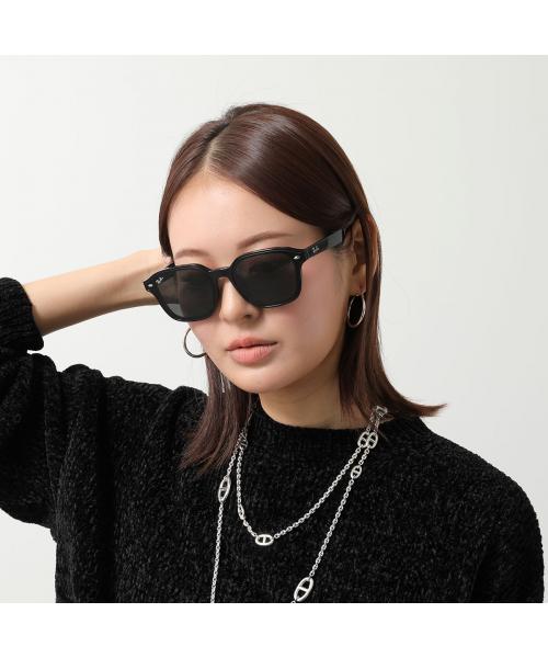 レイバン Ray-Ban Ray-Ban サングラス RB4458D スクエア型 セルフレーム （601/87/BLACK/DARK-GREY） 601/87/BLACK/DARK-GREY
