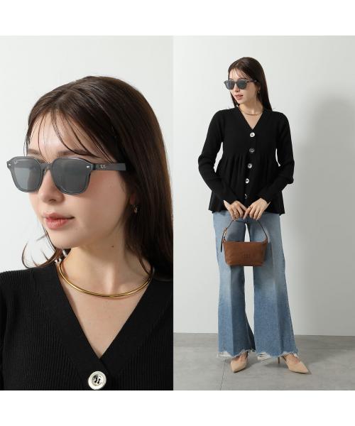 レイバン Ray-Ban Ray-Ban サングラス RB4458D スクエア型 セルフレーム （601/87/BLACK/DARK-GREY） 601/87/BLACK/DARK-GREY